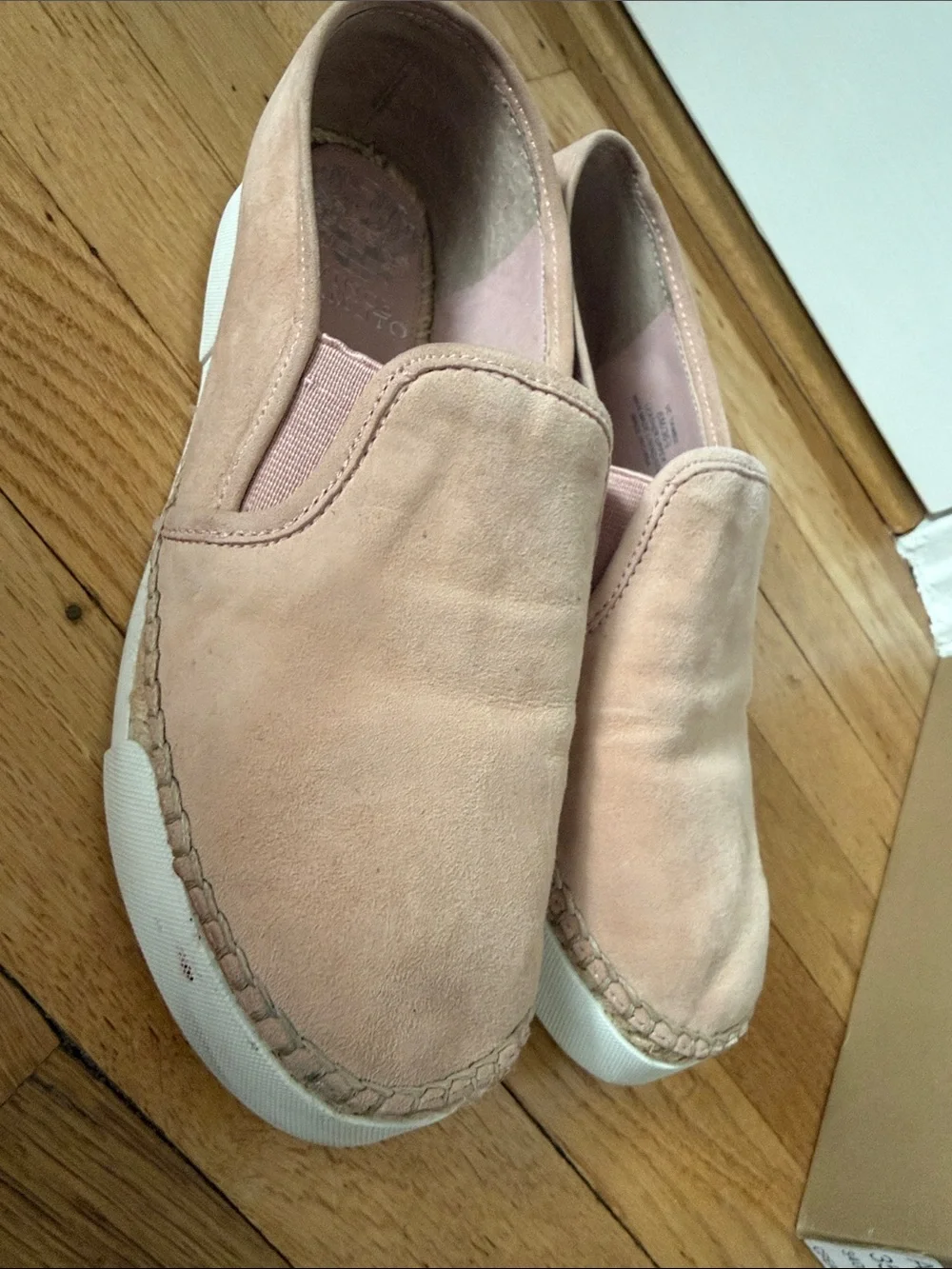 Vince Camuto Slip-On Espadrille Sneakers in Blush Pink